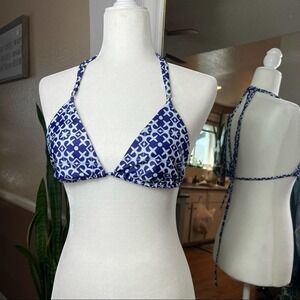 ♥️ Thalassa Halter Top Bikini Swim Top Blue